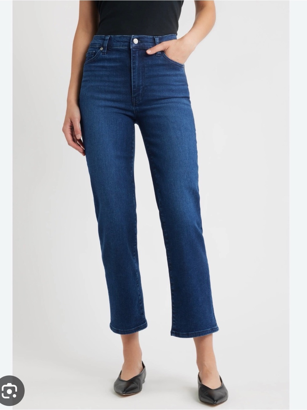 FRAME LE SLEEK HIGH-RISE STRAIGHT-LEG JEANS